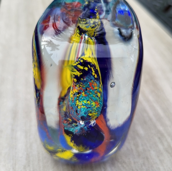 MURANO FISH AQUARIUM PAPERWEIGHT - Picture 4 of 7